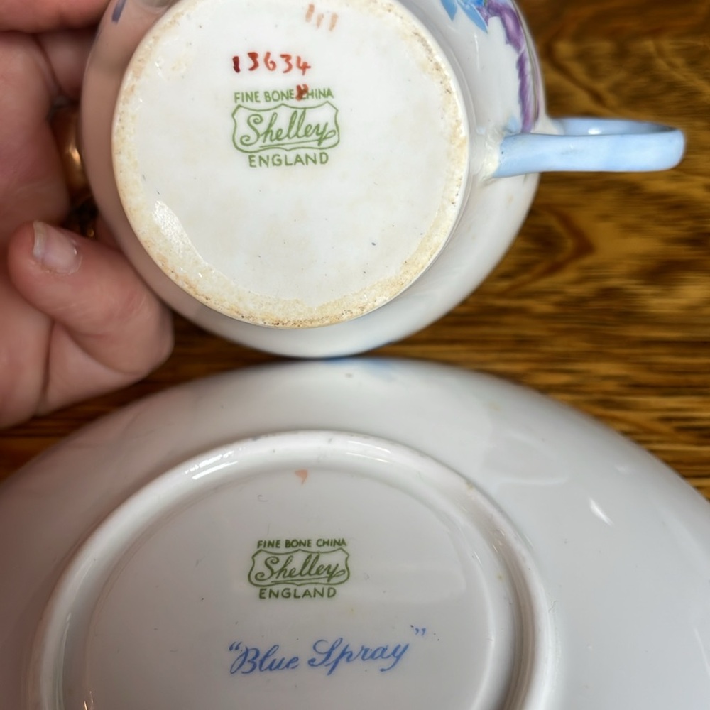 💚7 piece bundle of floral demitasse, coffee, tea cup & saucer espresso w/stand - Picture 7 of 11